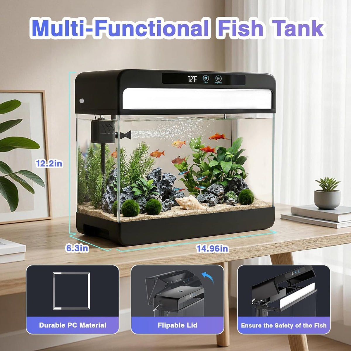 3 Gallon Fish Tank Starter Kit S524964