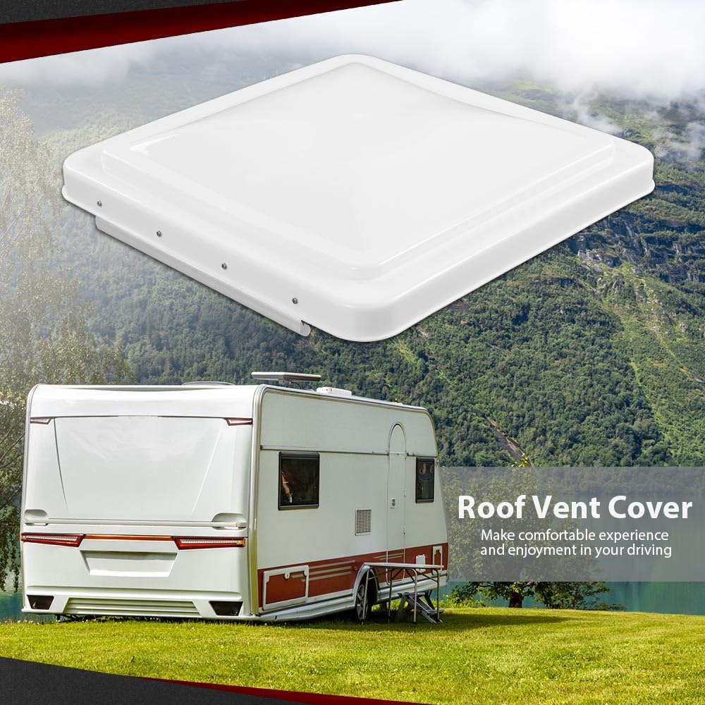 14" x 14" Replacement Roof Vent Cover 3PCS White O915