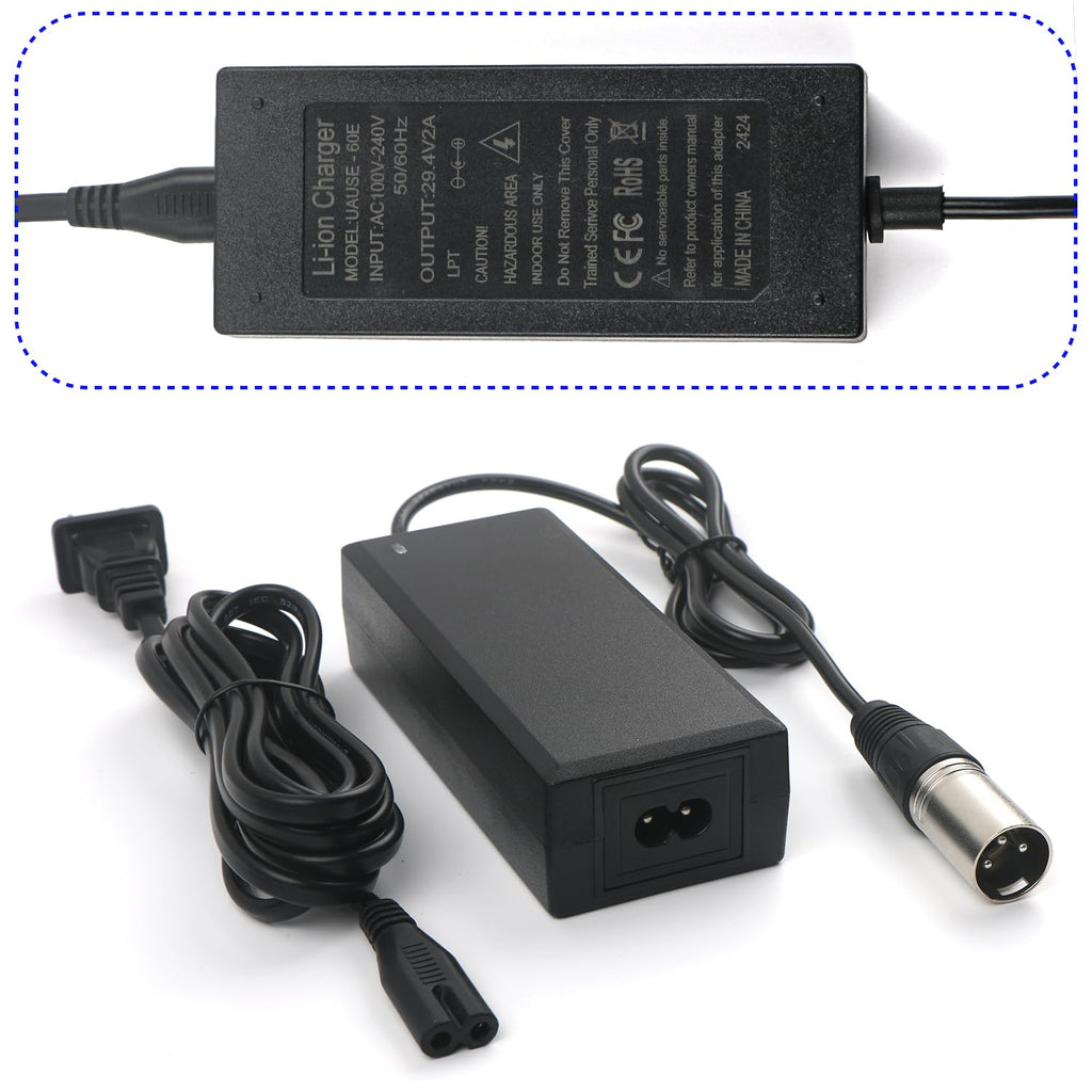 29.4V 2A 3 Pin XLR Charger T242