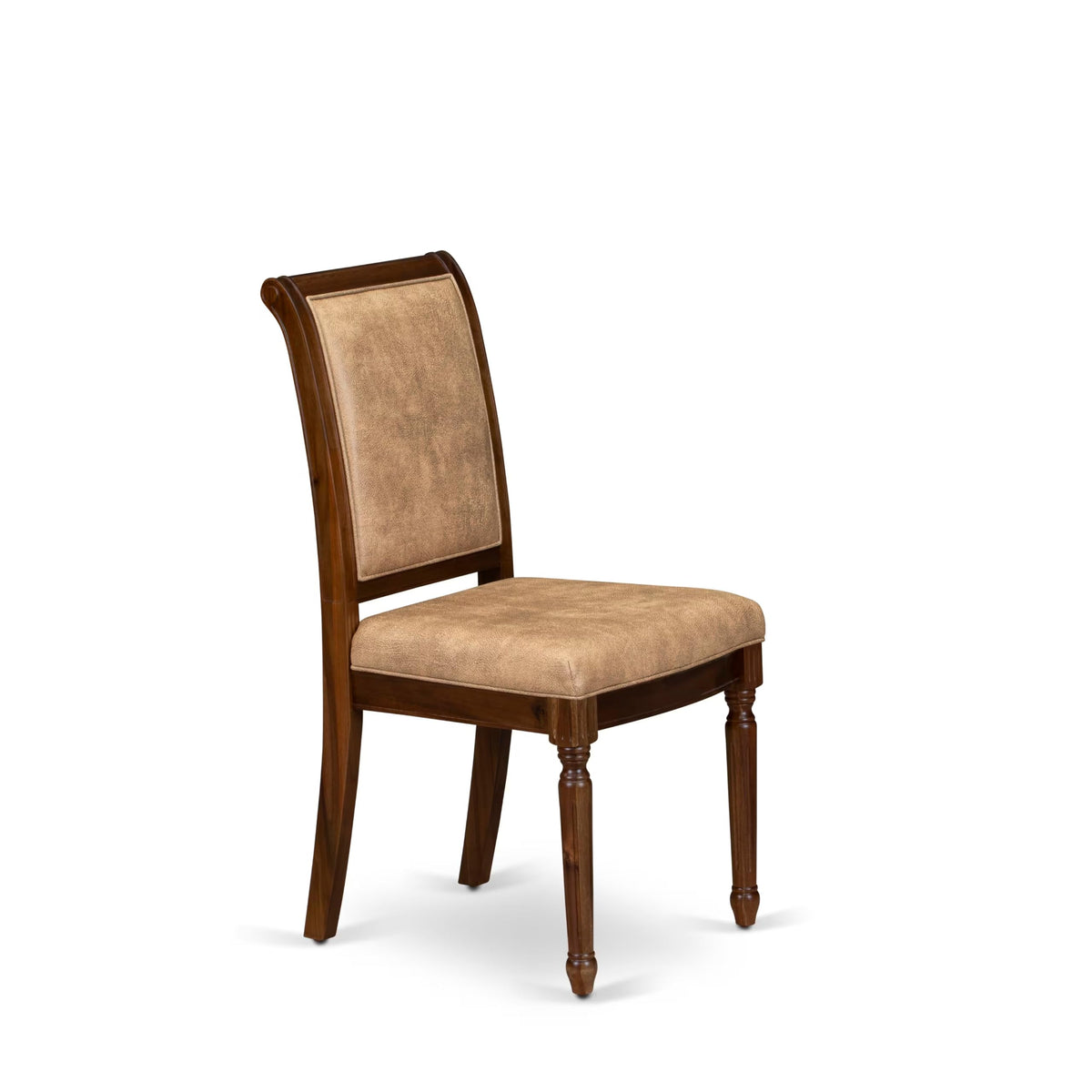 9 Piece Dining Table Set with 8 Beige Fabric Chairs C16538