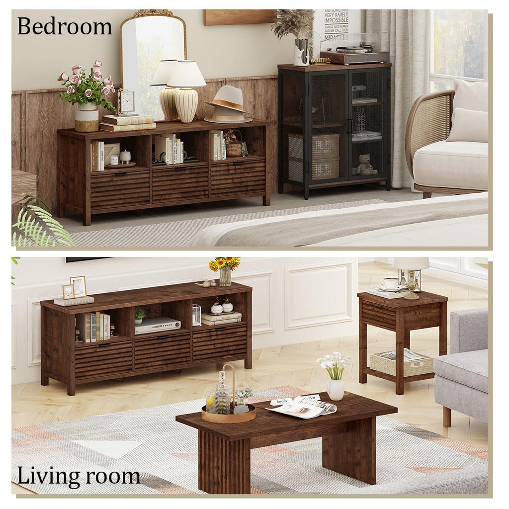 Oak TV Stand Q8382