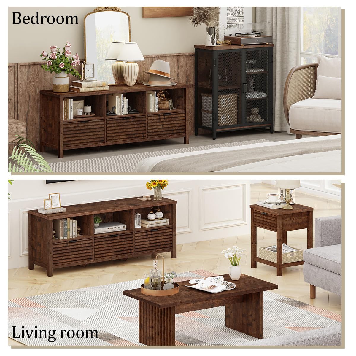 Oak TV Stand Q8382