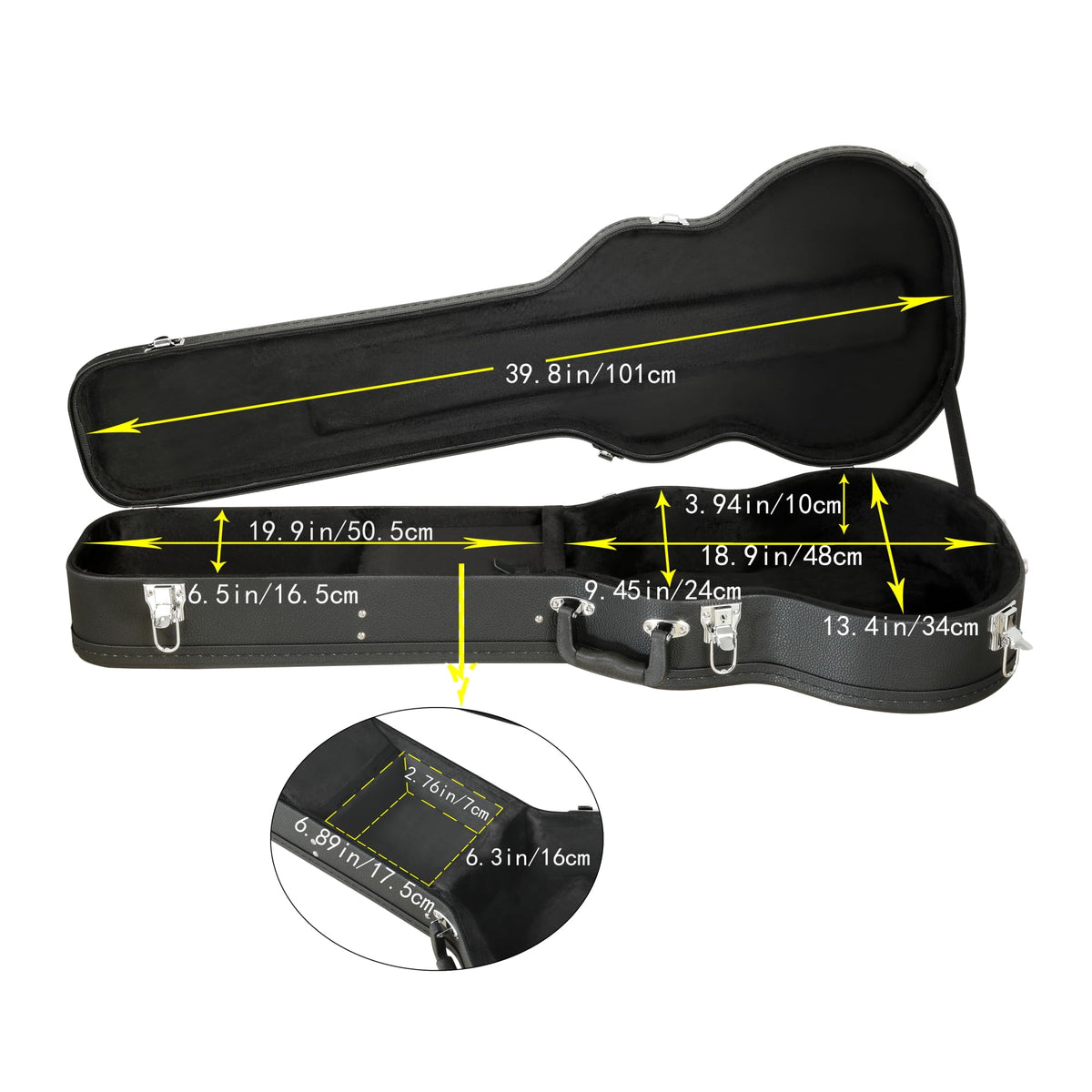 Electric LP Guitar Hard Case V43381
