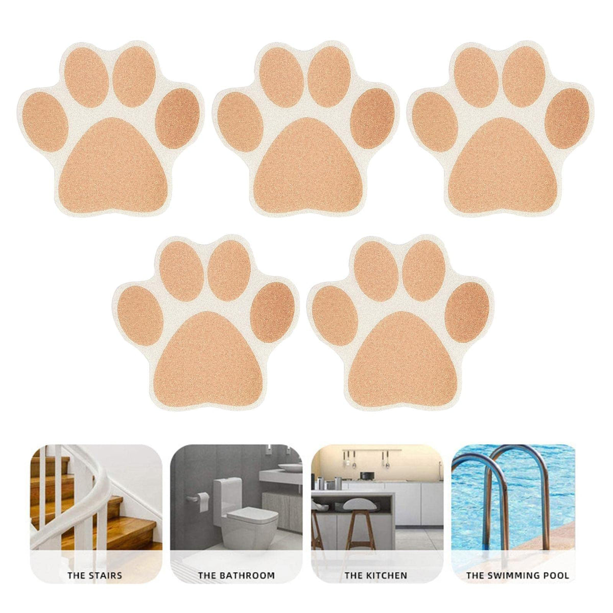 Brown Non Slip Bathtub Stickers B452