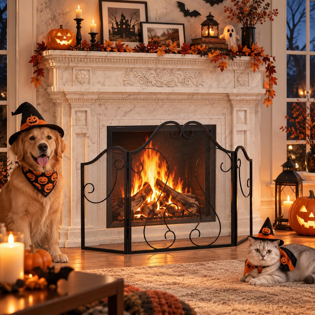 Foldable Fireplace Screen R830723