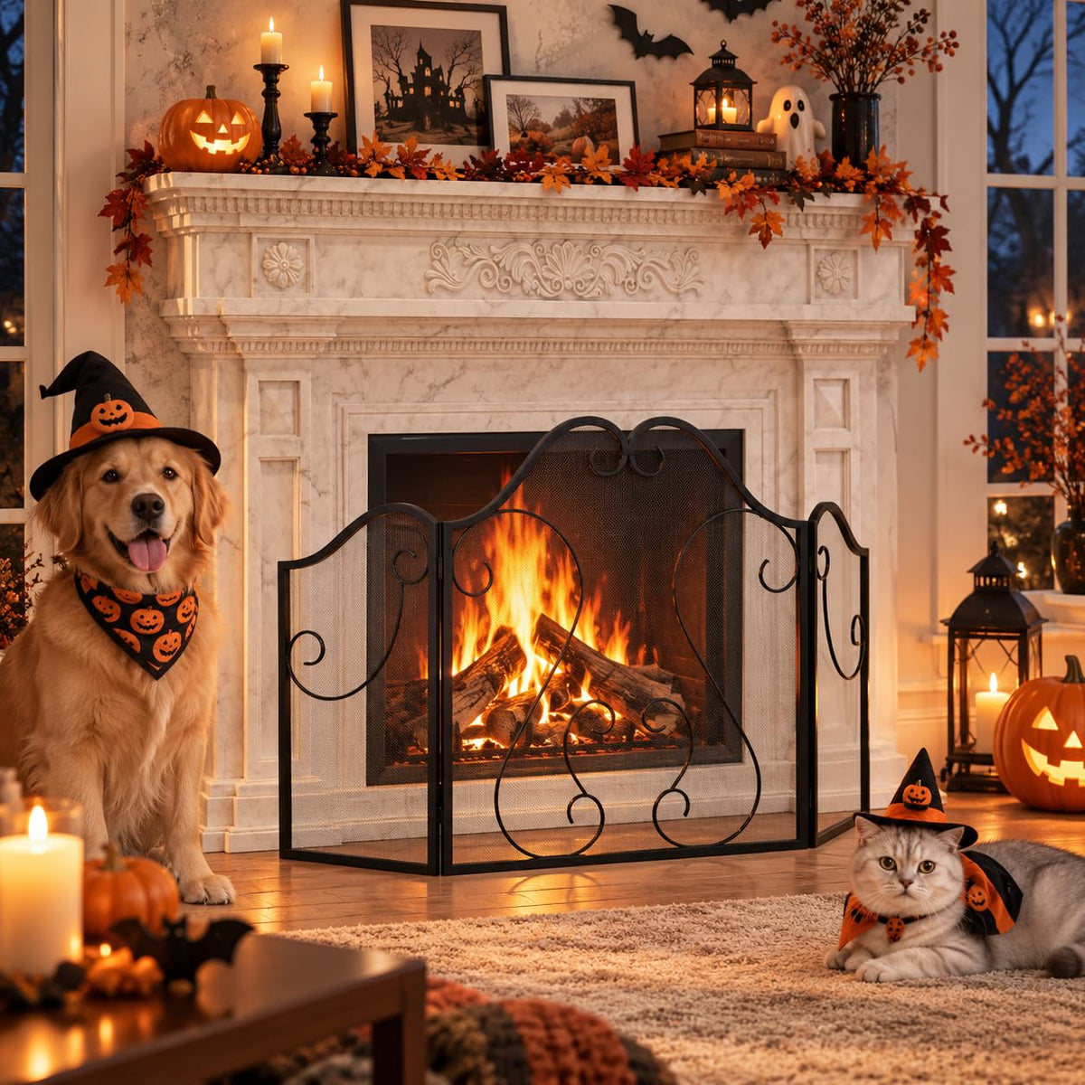 Foldable Fireplace Screen R830723