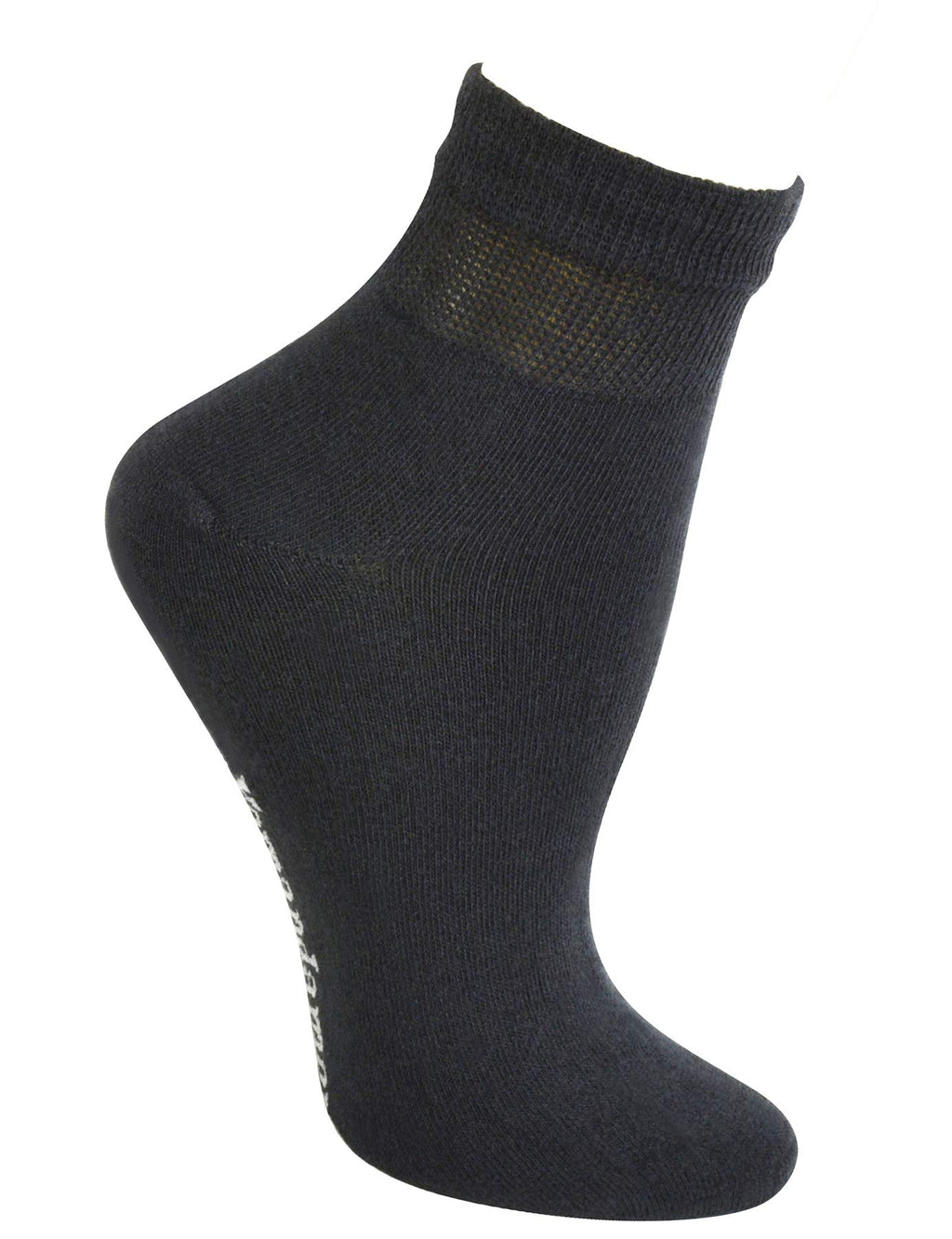 Cotton Ankle Dress Socks with Seamless Toe B36179