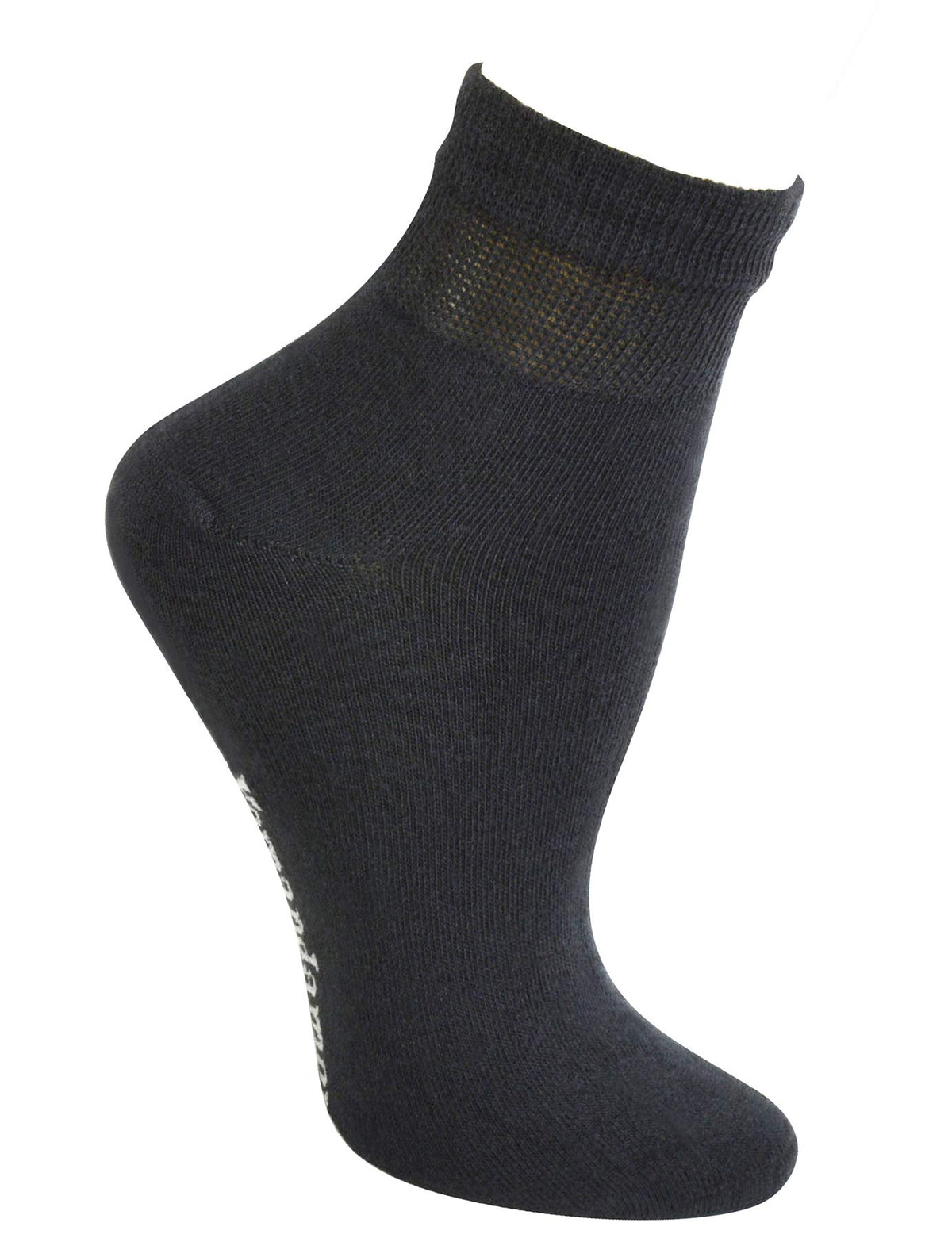 Cotton Ankle Dress Socks with Seamless Toe B36179