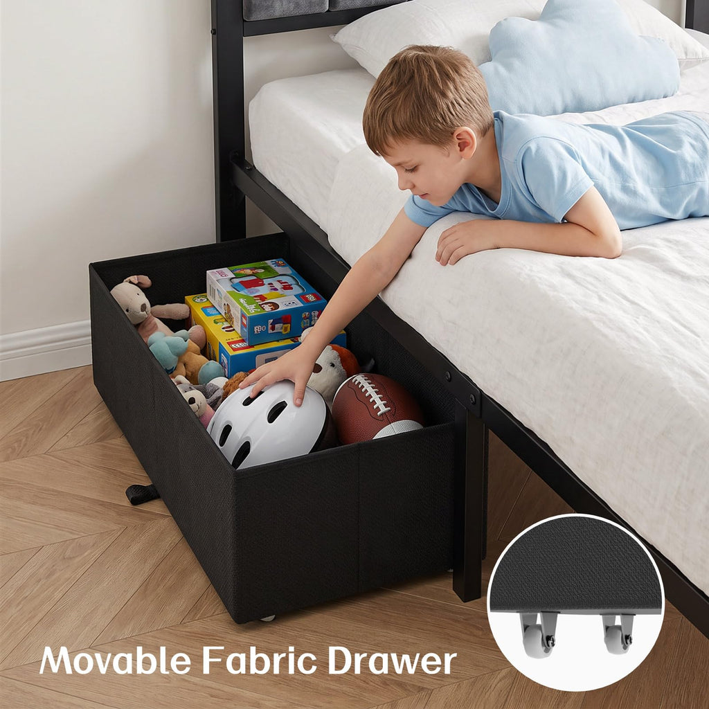 Twin Size Bed Frame with Drawer Q42288