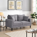 Light Gray 2 Seat Loveseat Sofa I22181