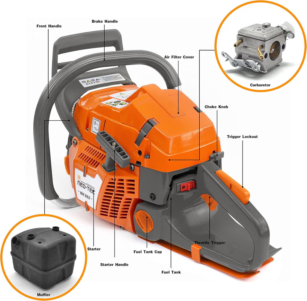 65cc Gas Chainsaw Power Head C338172