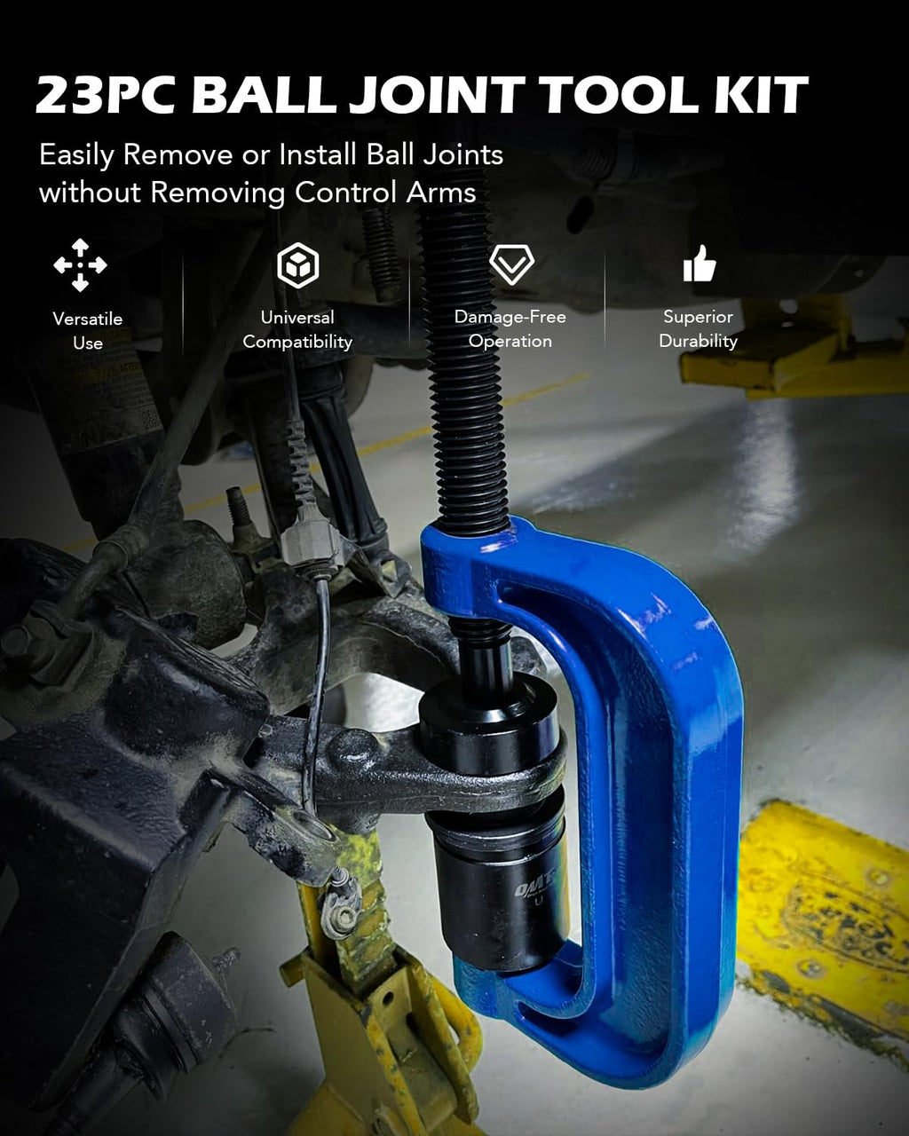 23pc Ball Joint Press Kit with Sockets and Adapters H724112
