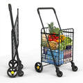 Black Foldable Lightweight Utility Cart C568