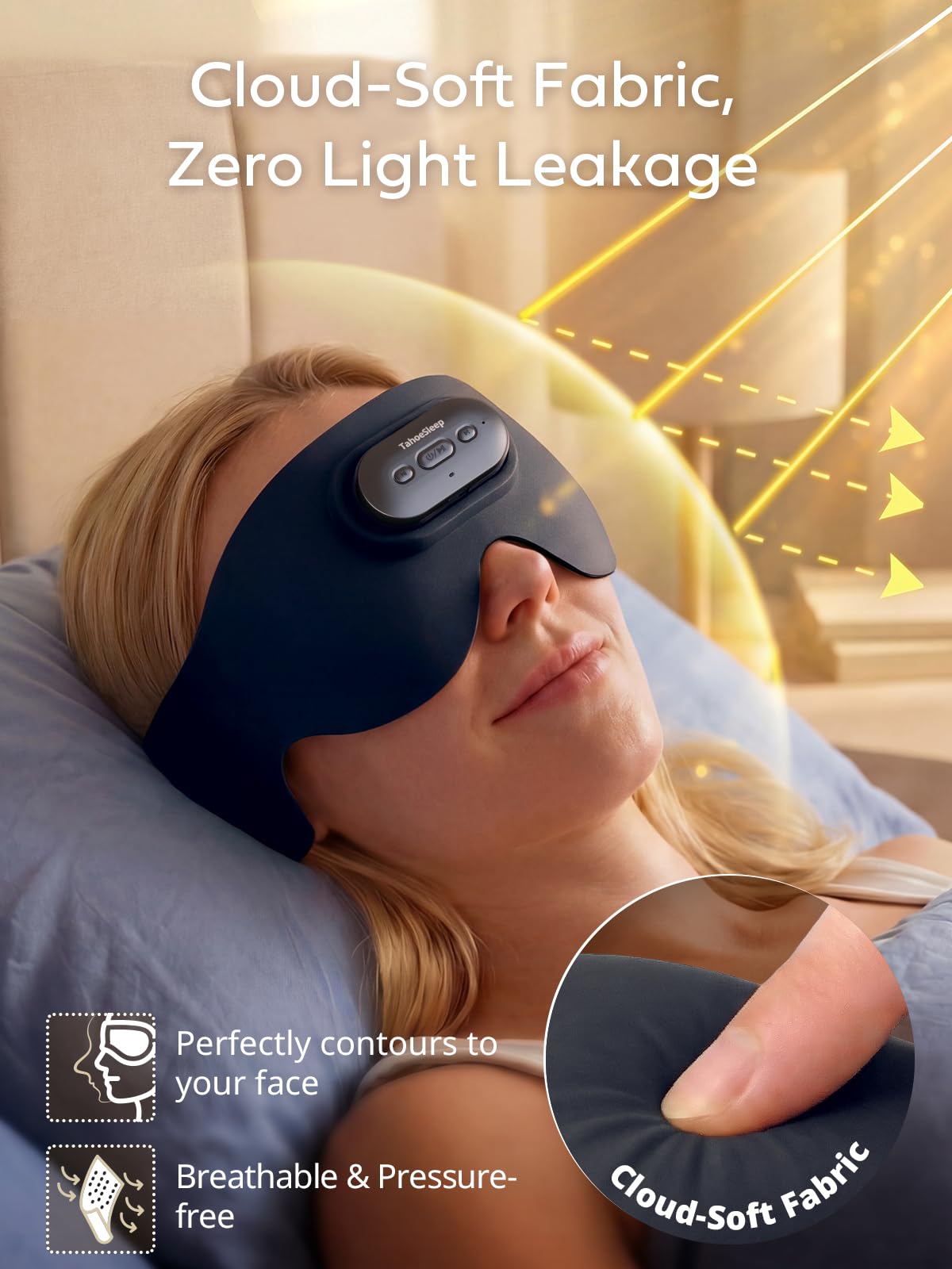 Ultra-Thin Adjustable Sleep Mask with Bluetooth 5.4 L64337