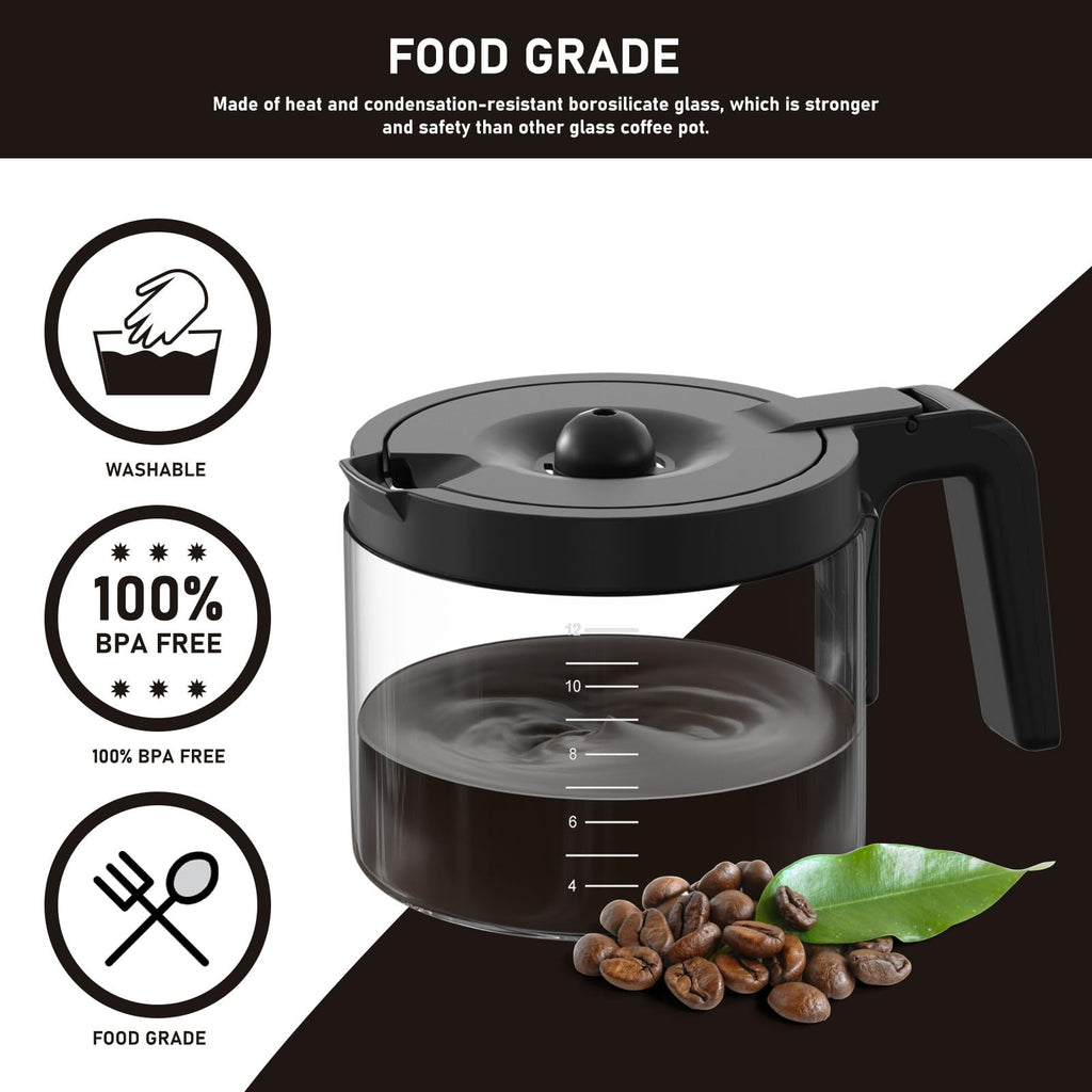 12 Cup Glass Coffee Pot Replacement V1671