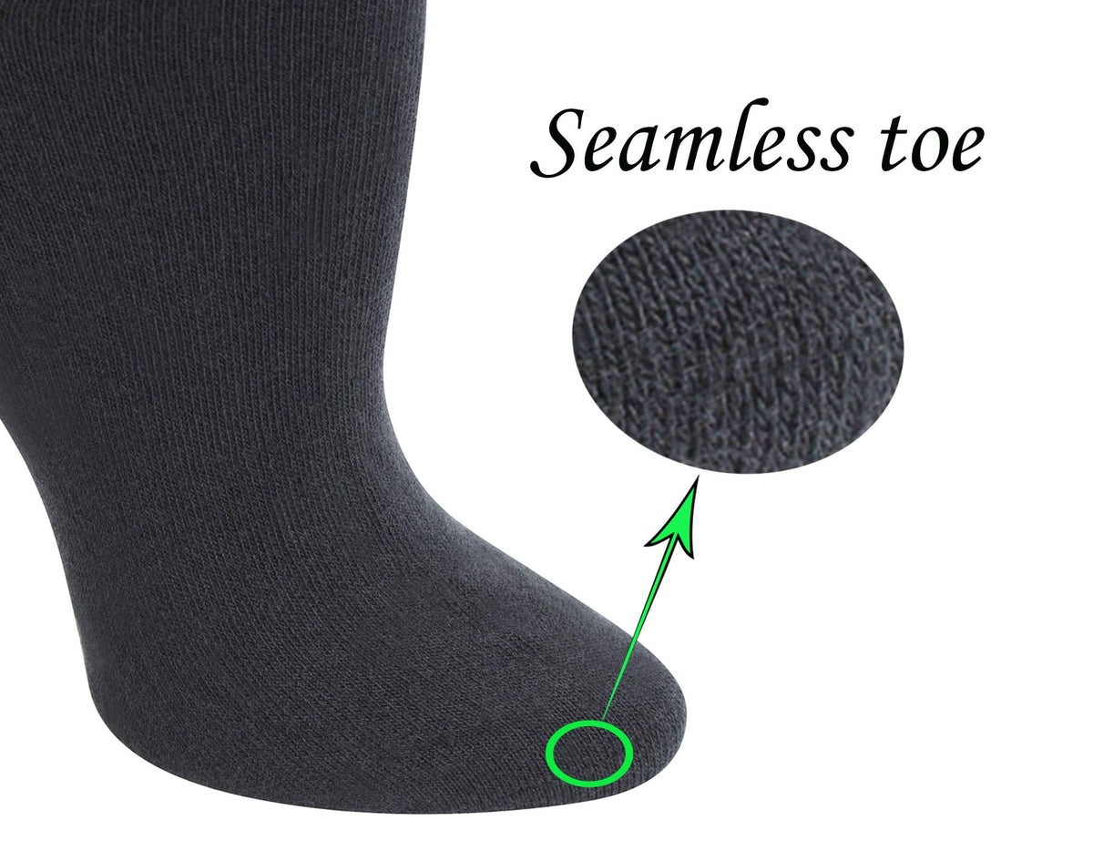 Cotton Ankle Dress Socks with Seamless Toe B36179