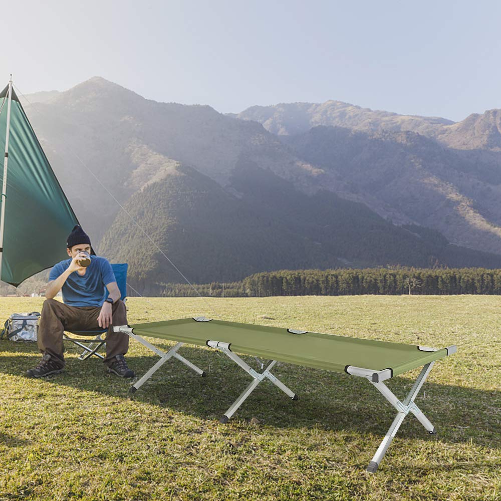 Portable Folding Camping Cot with Carrying Bag S4245