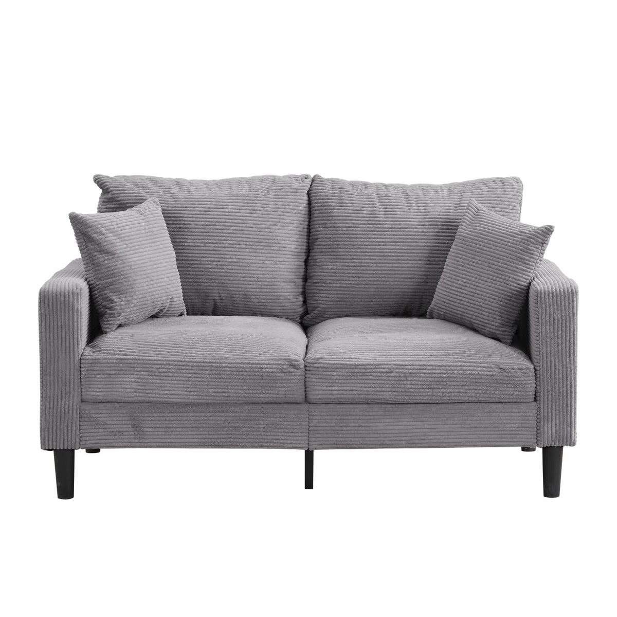 Light Gray 2 Seat Loveseat Sofa I22181