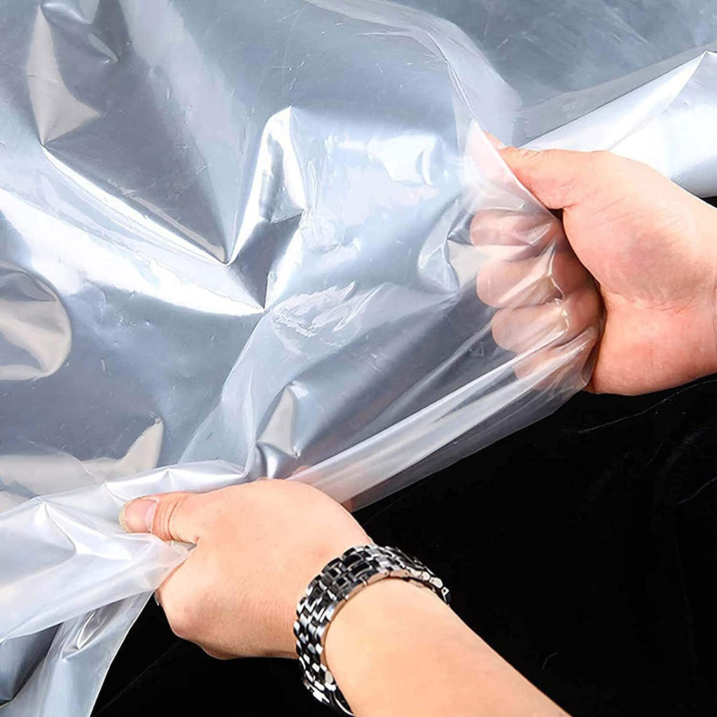 Heavy Duty Waterproof Clear 3x3ft Poly Tarp with Grommets O529