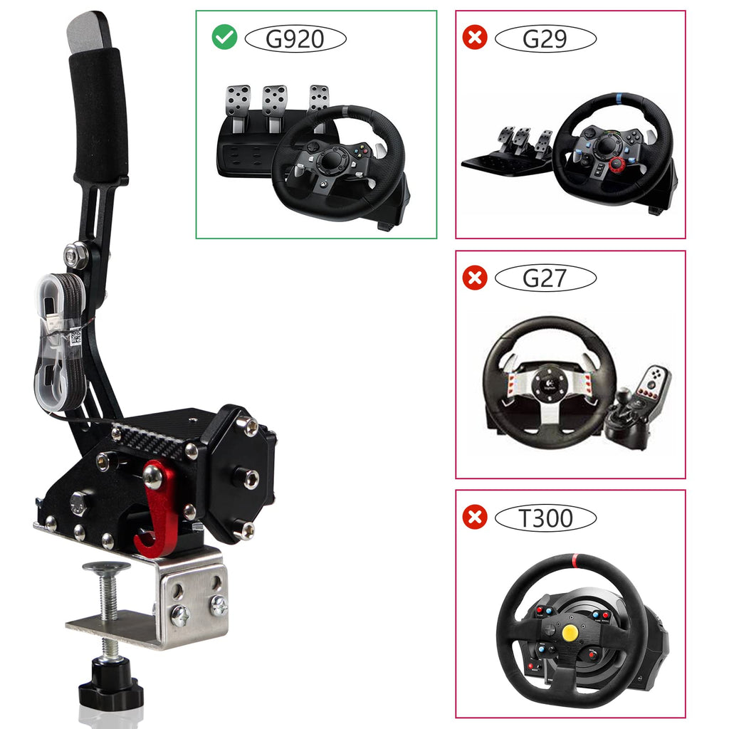 2-in-1 USB Handbrake with Hall Sensor and Clamp A13778