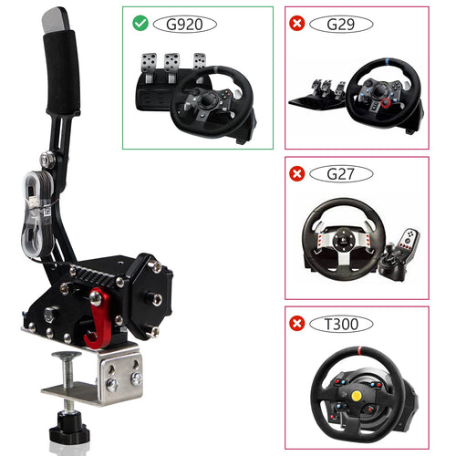 2-in-1 USB Handbrake with Hall Sensor and Clamp A13778
