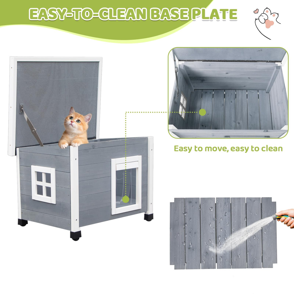 Wooden Pet House with Window I9748