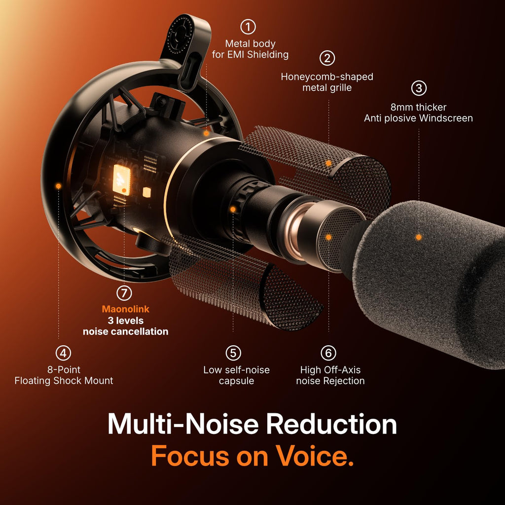 Hybrid Wireless Podcast Microphone T966