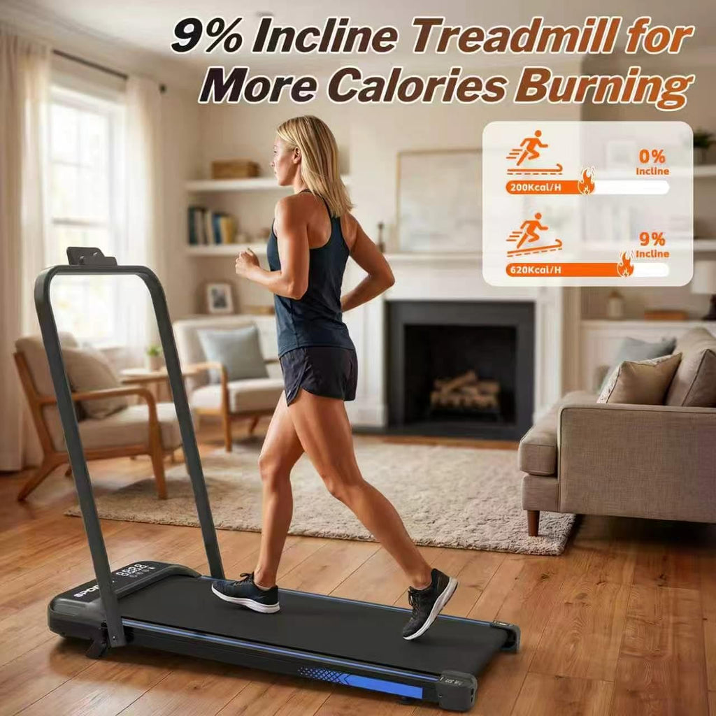 3 in 1 Foldable Under Desk Treadmill with Incline S885