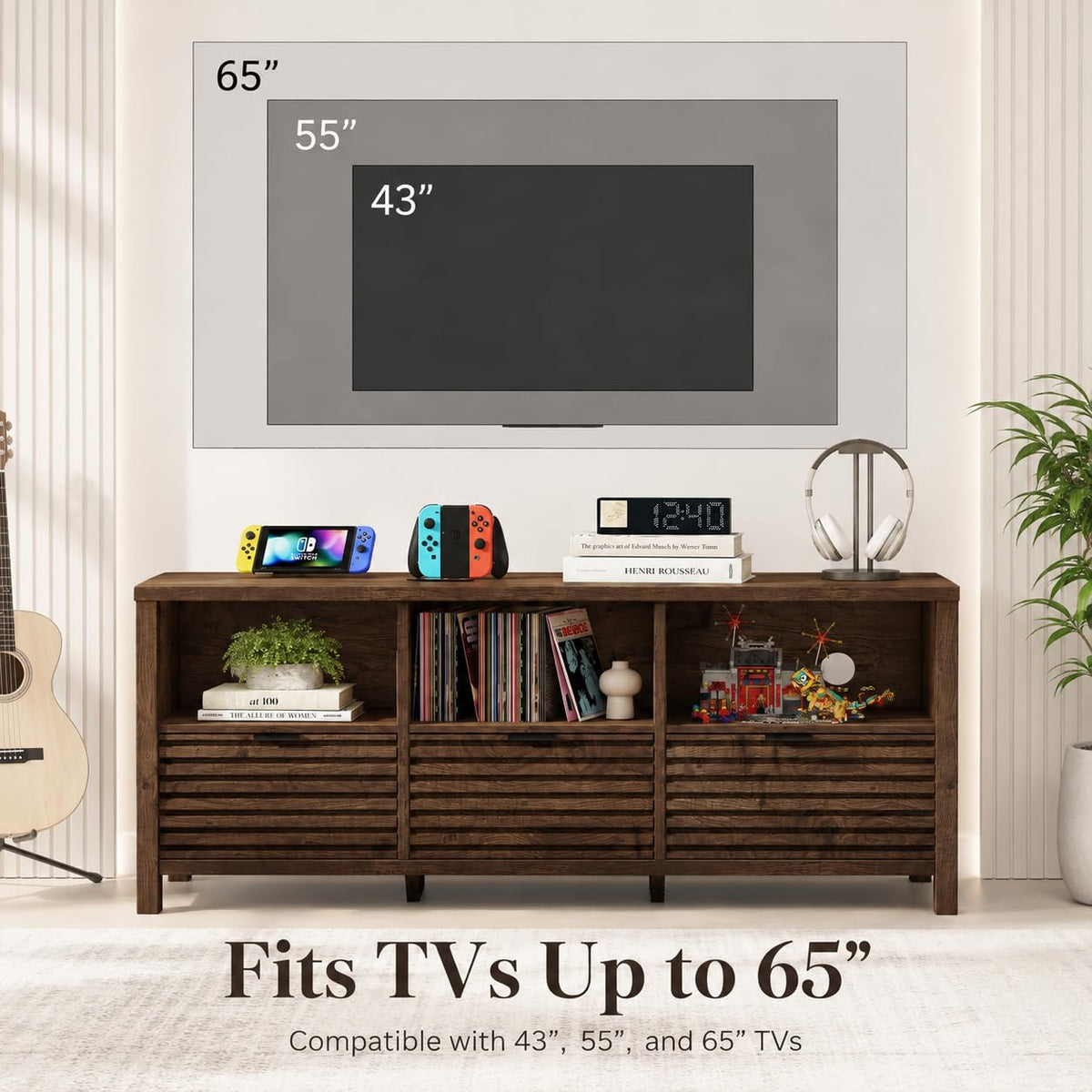 Oak TV Stand Q8382