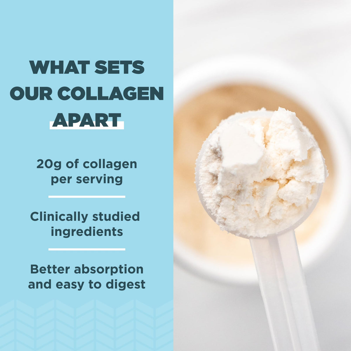Hydrolyzed Collagen Peptides Powder, Unflavored U211