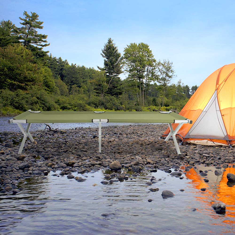 Portable Folding Camping Cot with Carrying Bag S4245