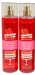 Strawberry Pound Cake Fine Fragrance Body Mist 8 oz Pack of 2 R4646