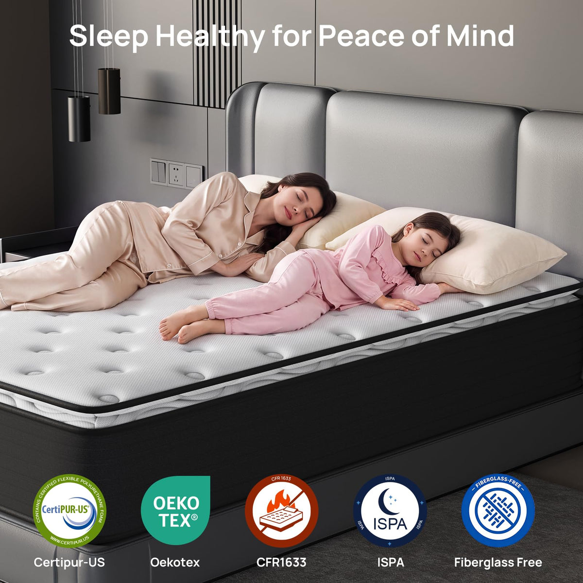 Full 12 inch Hybrid Mattress C2448