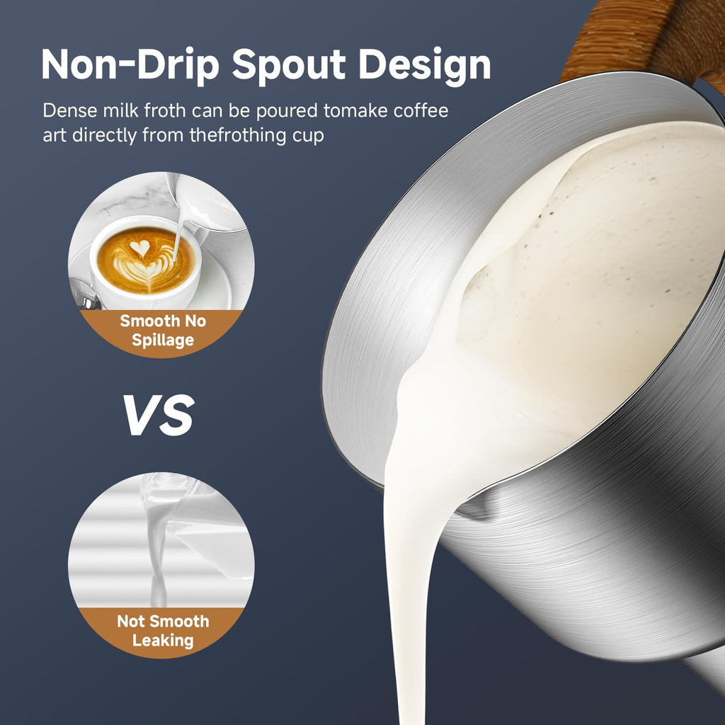 8-in-1 Milk Frother and Steamer F1189