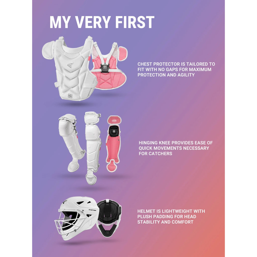 Youth Softball Catcher's Set with Helmet, Leg Guards & Chest Protector C59211