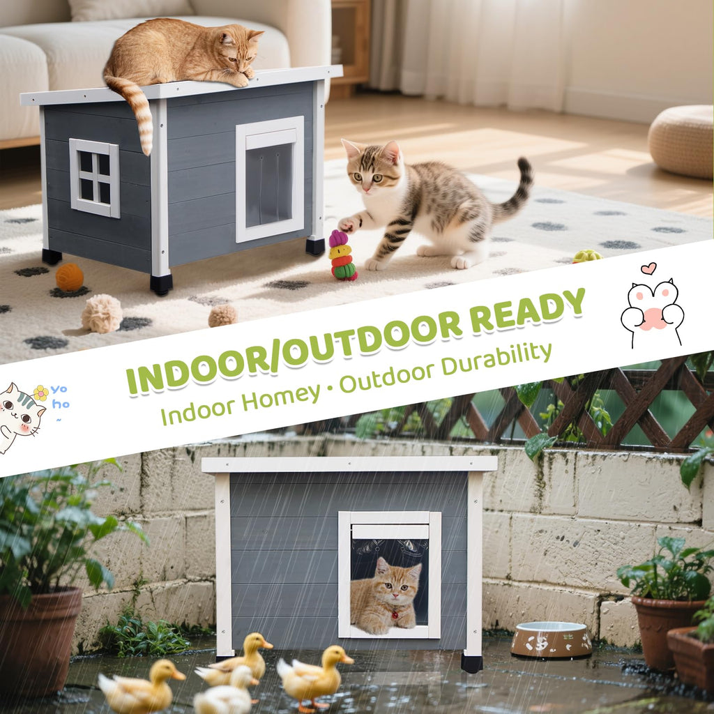 Wooden Pet House with Window I9748