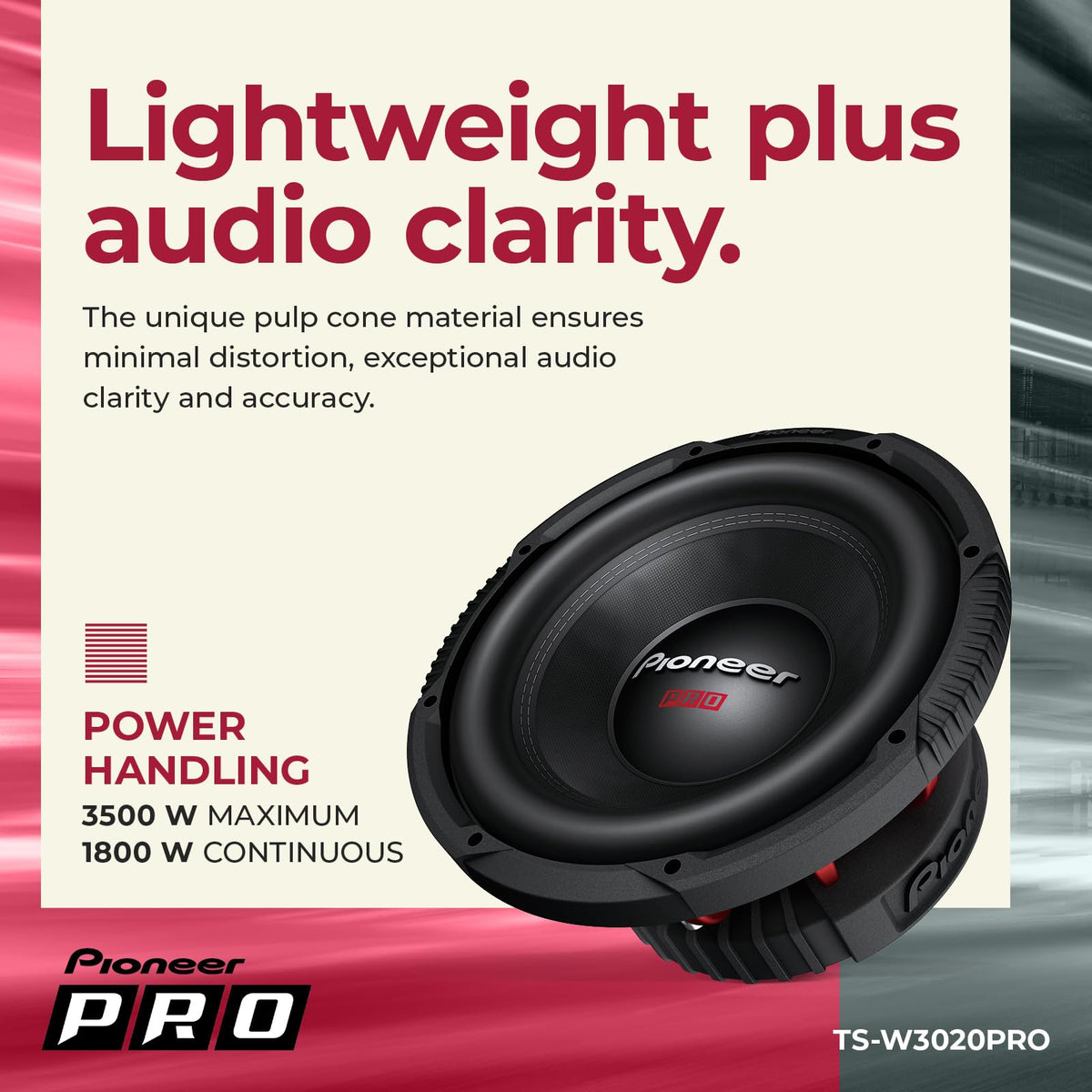 12" Subwoofer 2000W Max Z4244