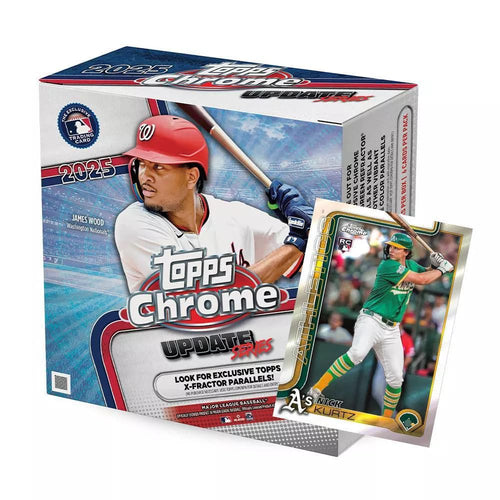 2025 MLB Chrome Baseball Trading Card Mega Box C28716