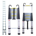 20.34 FT Aluminum Telescoping Ladder 330 Lb Capacity W218452