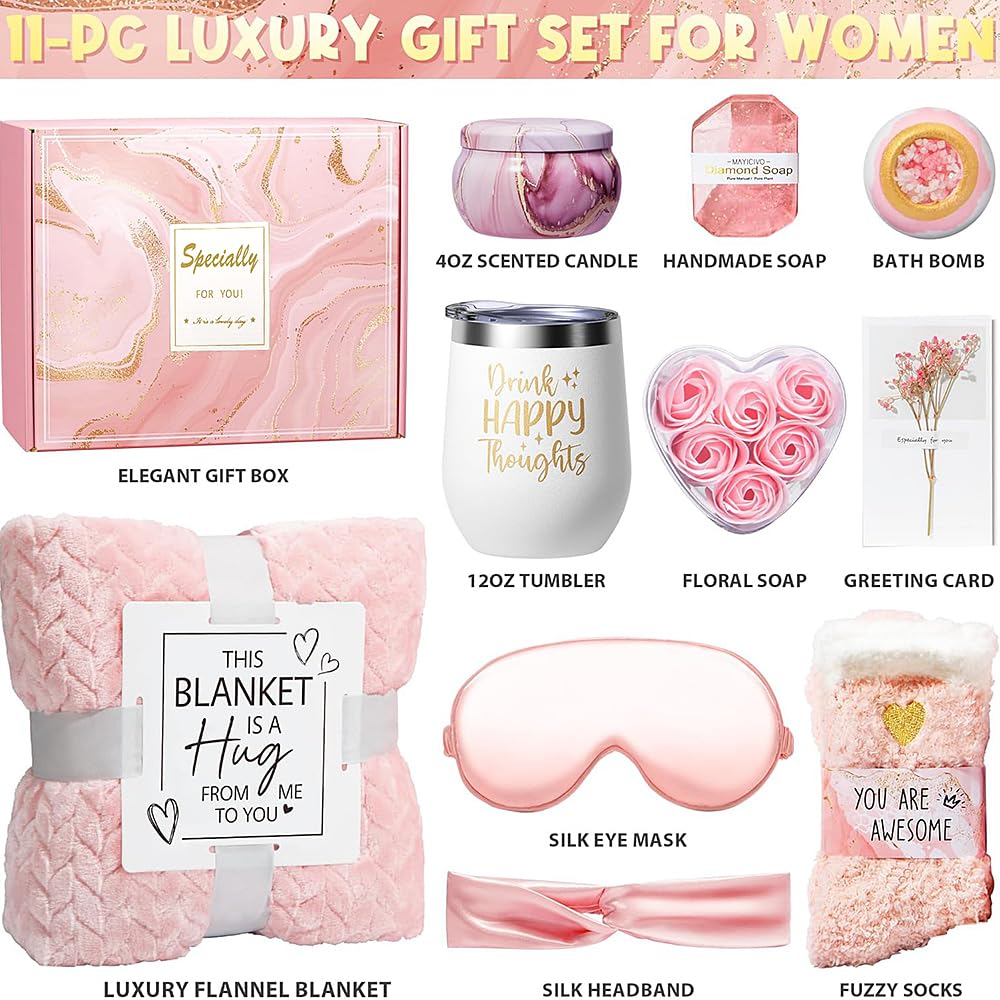 Pink Gift Baskets Set E579