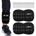 Ankle Weights Wrist Weights, 1 Pair Adjustable Removable Steel J492
