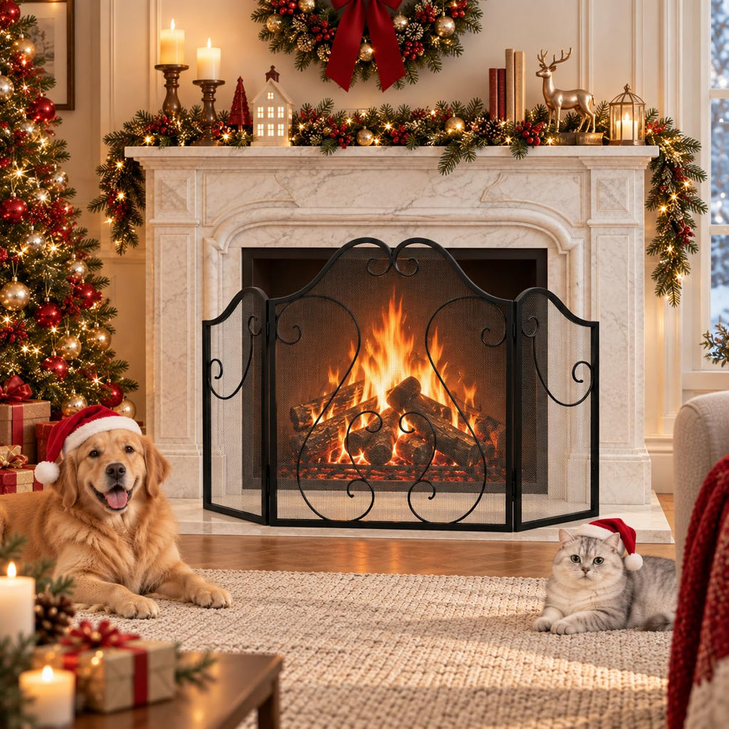 Foldable Fireplace Screen R830723