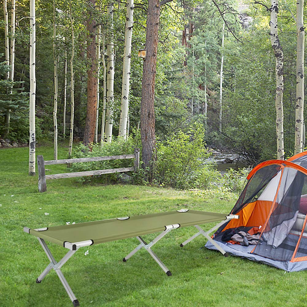Portable Folding Camping Cot with Carrying Bag S4245