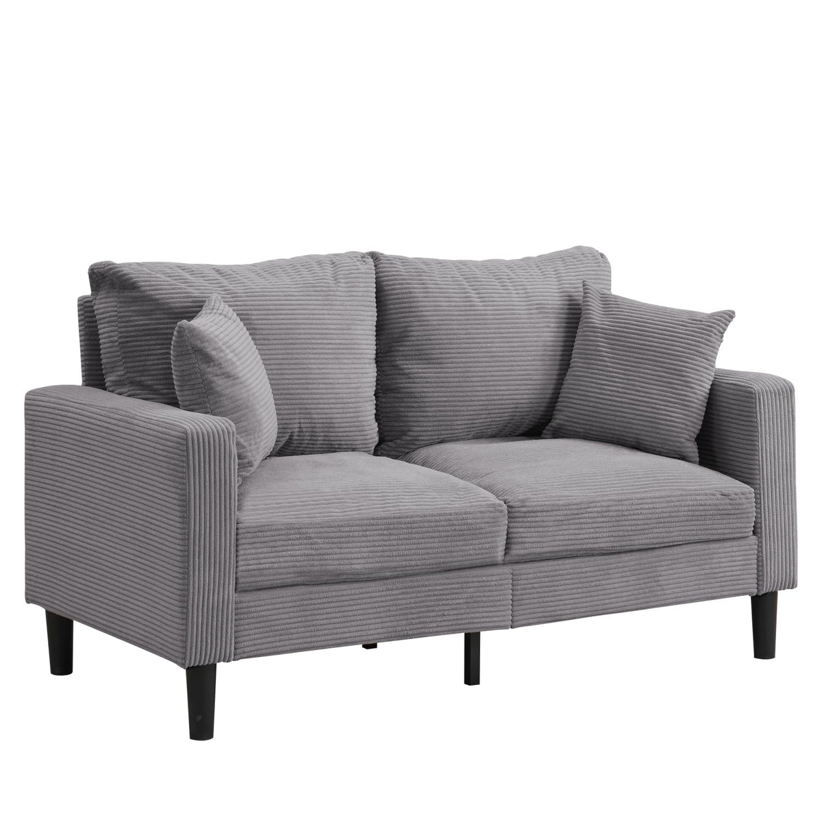 Light Gray 2 Seat Loveseat Sofa I22181