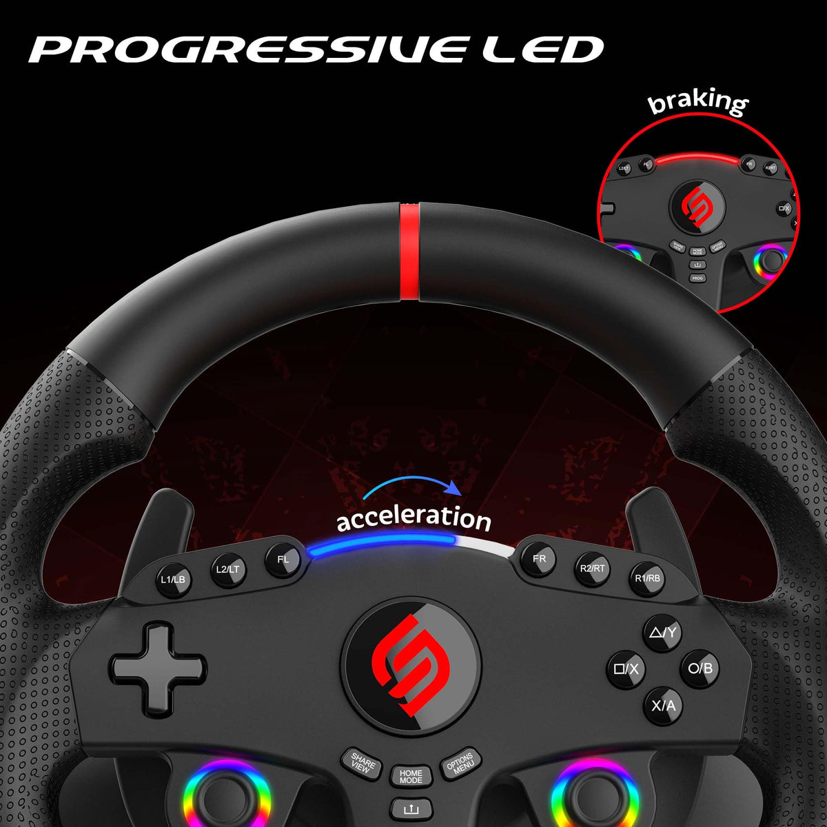 Racing Gaming Steering Wheel M42851