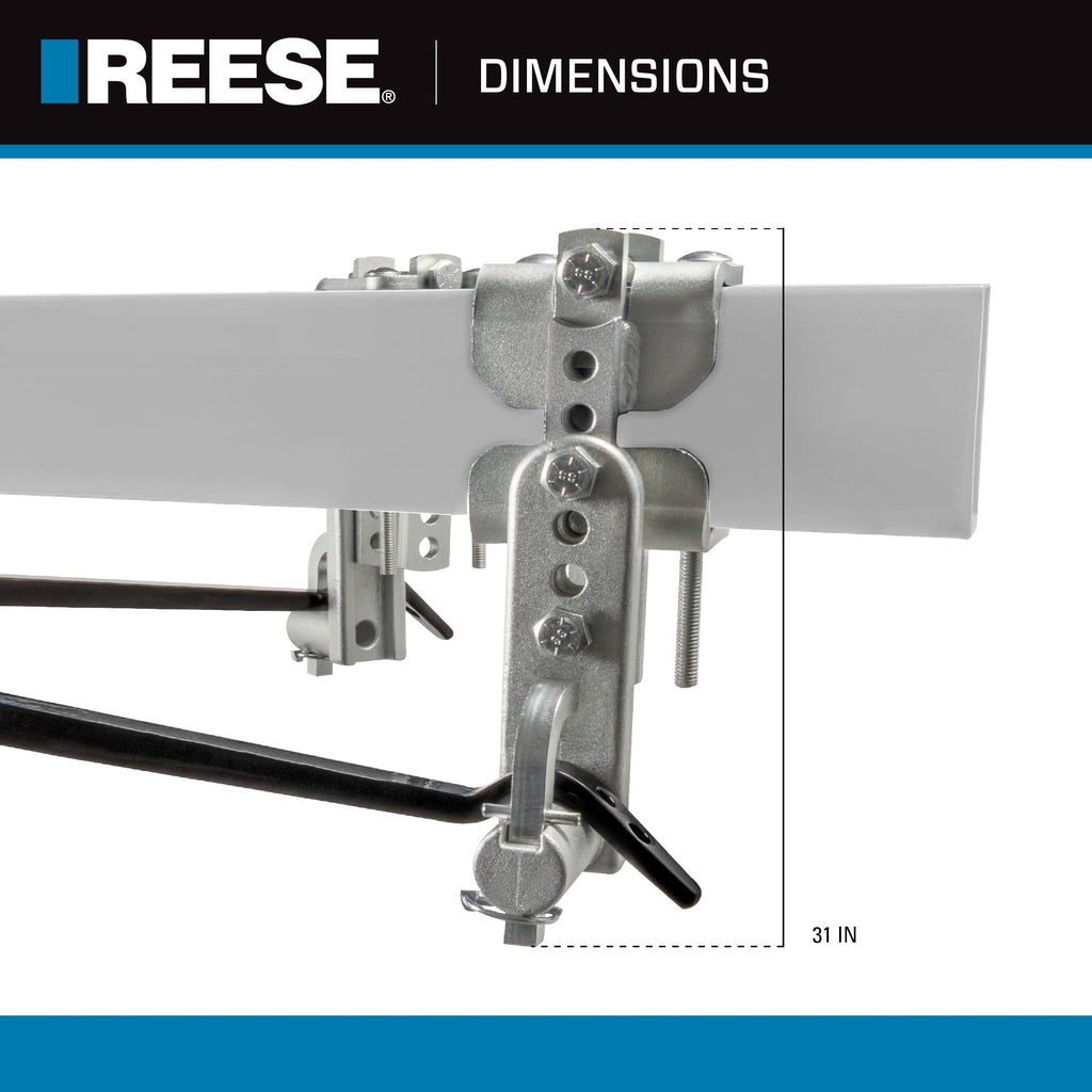 Weight Distribution Hitch with Active Sway Control, 6,000 lbs. Capacity, Black H28913