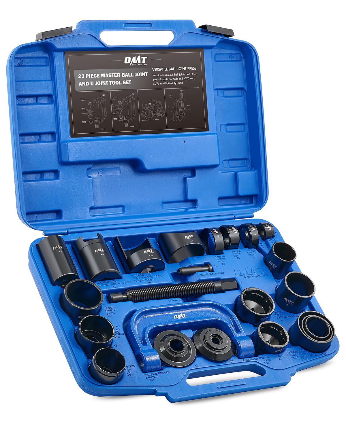 23pc Ball Joint Press Kit with Sockets and Adapters H724112