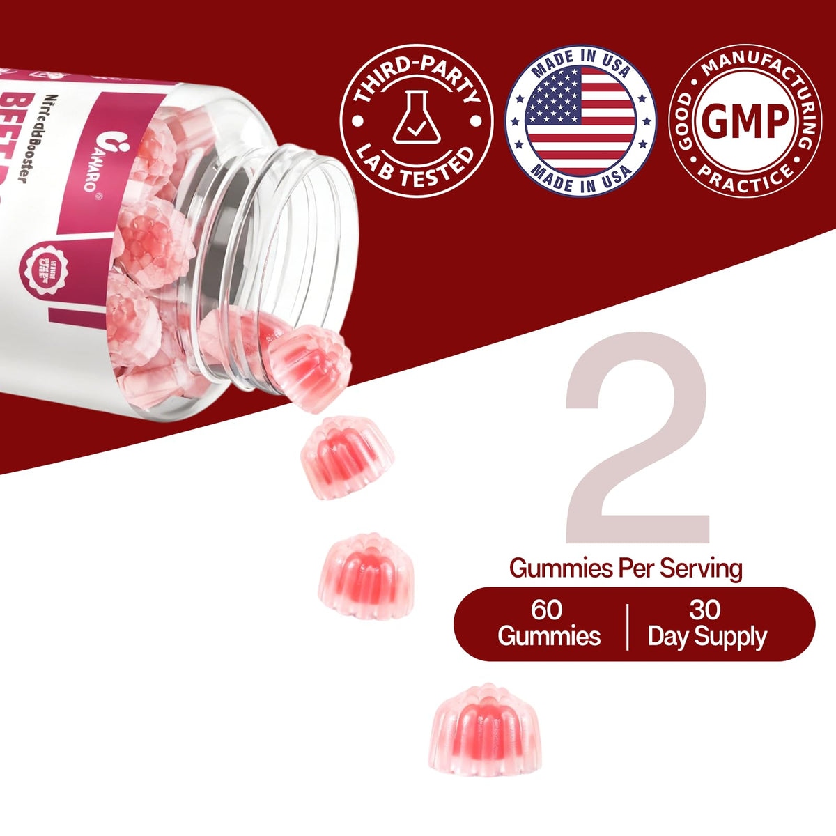 Beet Root Gummies Nitric Oxide Supplement F427