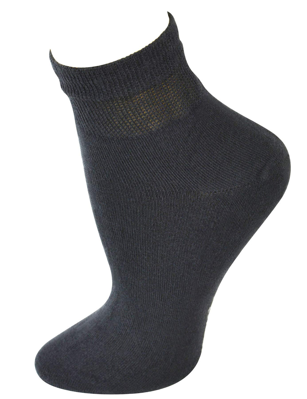 Cotton Ankle Dress Socks with Seamless Toe B36179
