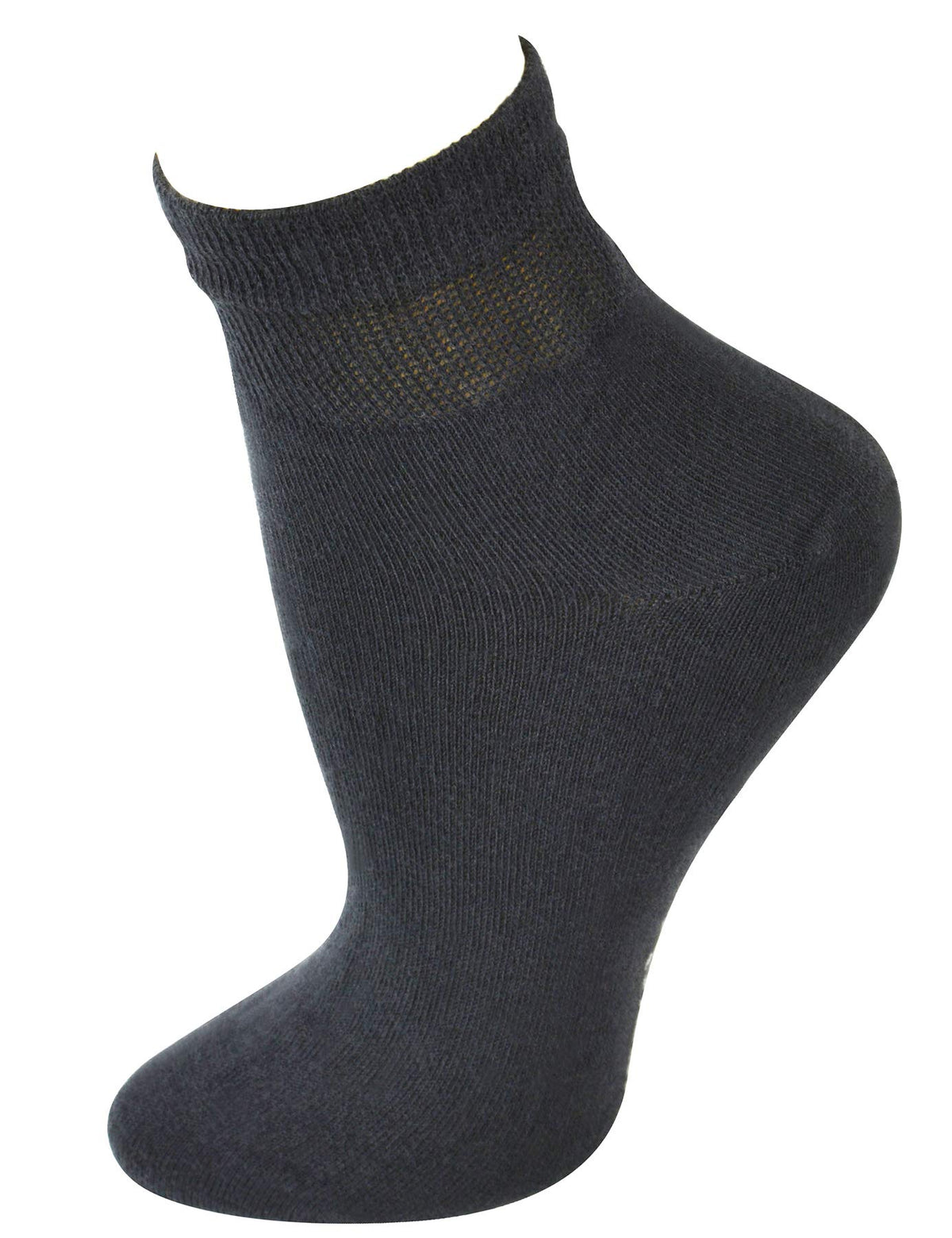 Cotton Ankle Dress Socks with Seamless Toe B36179